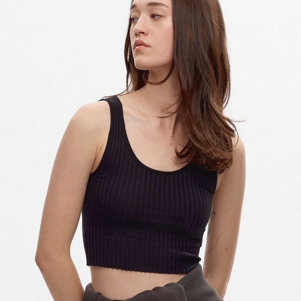 KOTN Nile Ribbed Cotton Tank Top